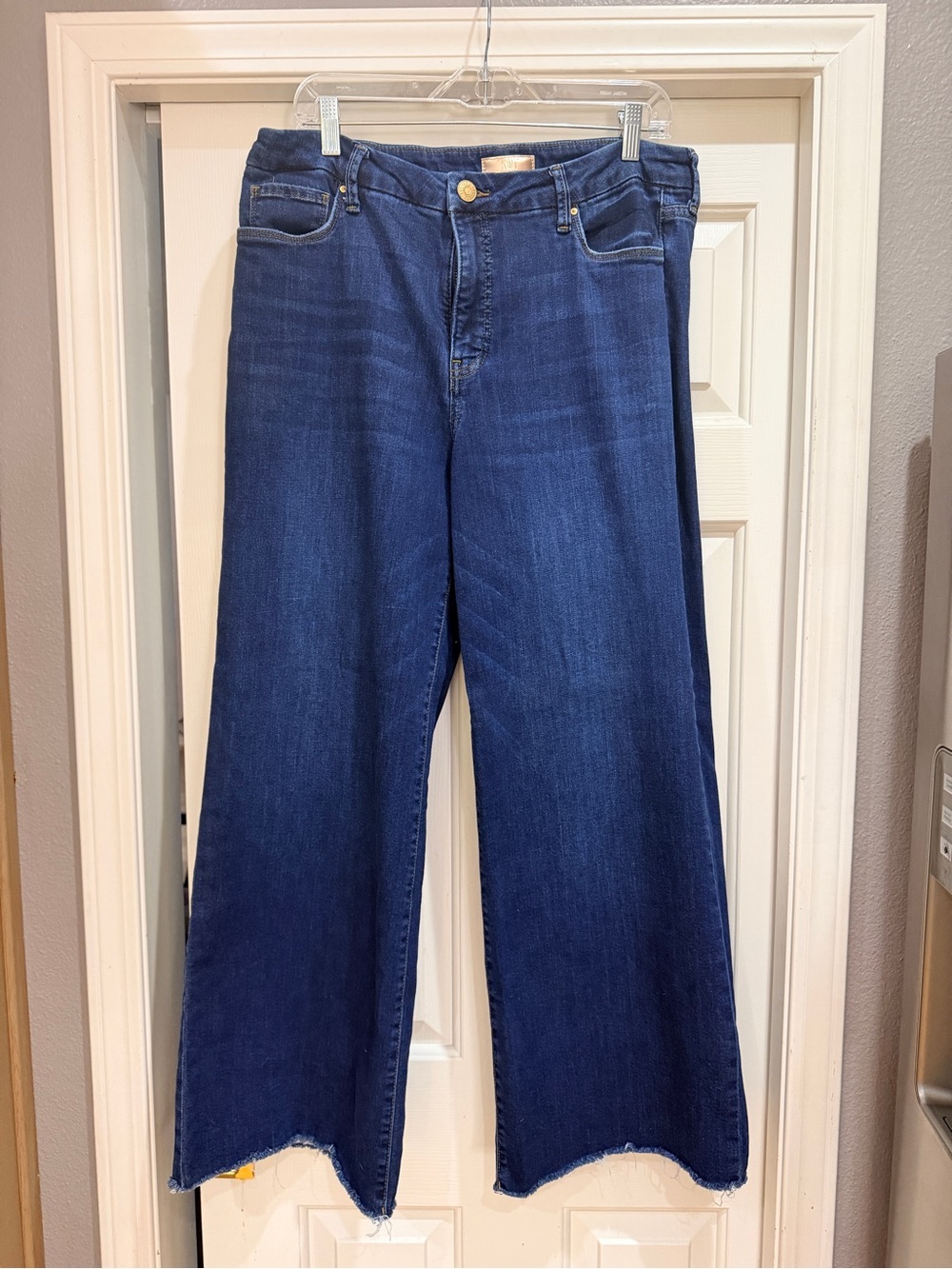 Kut from the Kloth Meg Dark Blue Wide-Leg Jeans